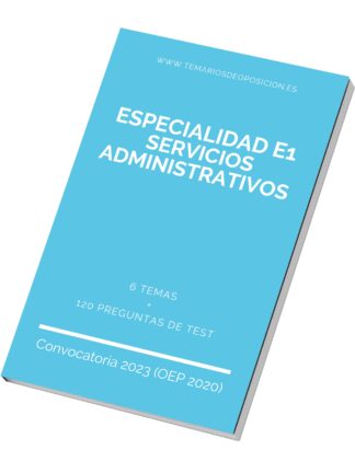PORTADA DEL TEMARIO COMPLETO E1 SERVICIOS ADMINISTRATIVOS