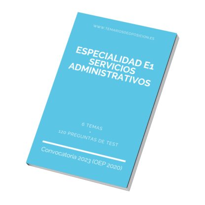 PORTADA DEL TEMARIO COMPLETO E1 SERVICIOS ADMINISTRATIVOS