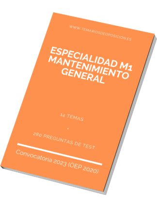 Temario Especialidad M1 MANTENIMIENTO GENERAL