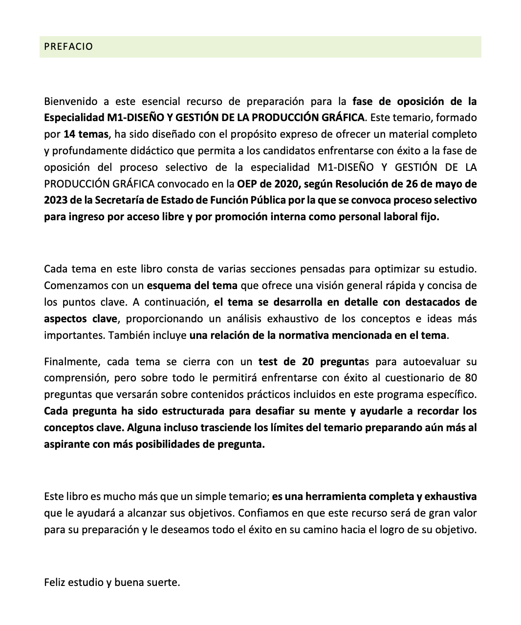 Prefacio del temario Especialidad M1 DISEÑO Y GESTIÓN DE LA PRODUCCIÓN GRÁFICA