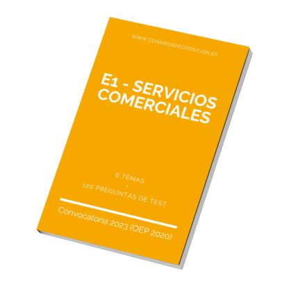 Temario Especialidad E1 - SERVICIOS COMERCIALES