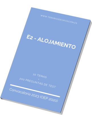 Temario Especialidad E2-ALOJAMIENTO