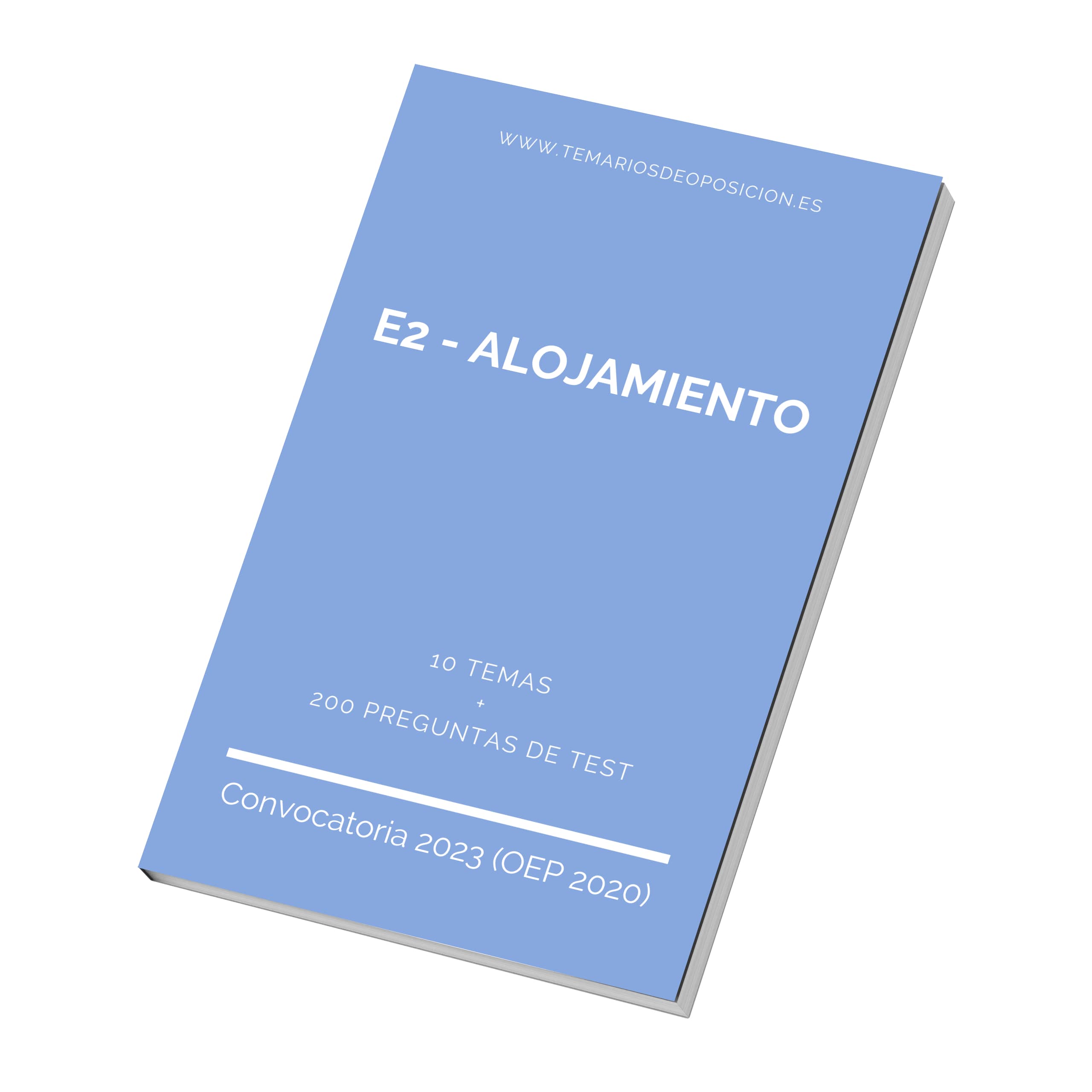 Temario Especialidad E2-ALOJAMIENTO