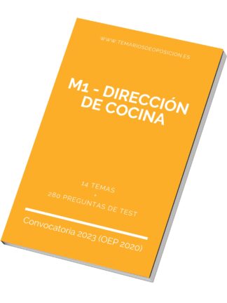 Temario M1 - DIRECCIÓN DE COCINA
