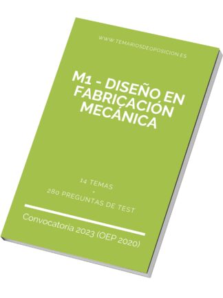 Temario M1 - DISEÑO EN FABRICACIÓN MECÁNICA