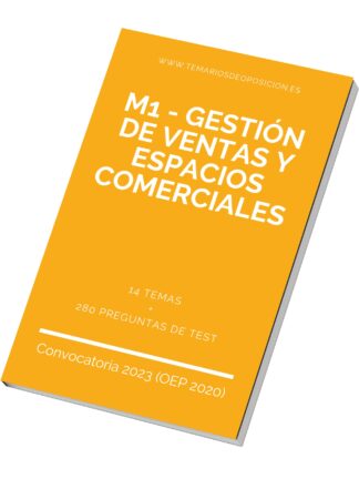 Temario Especialidad M1 - GESTIÓN DE VENTAS Y ESPACIOS COMERCIALES