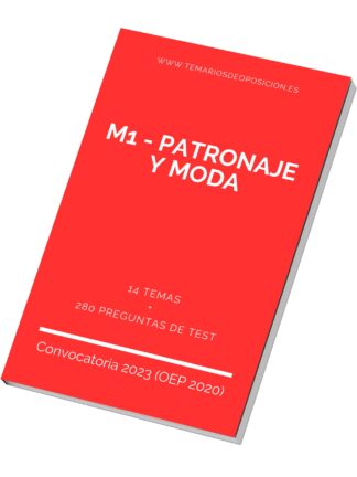 Temario M1 - PATRONAJE Y MODA