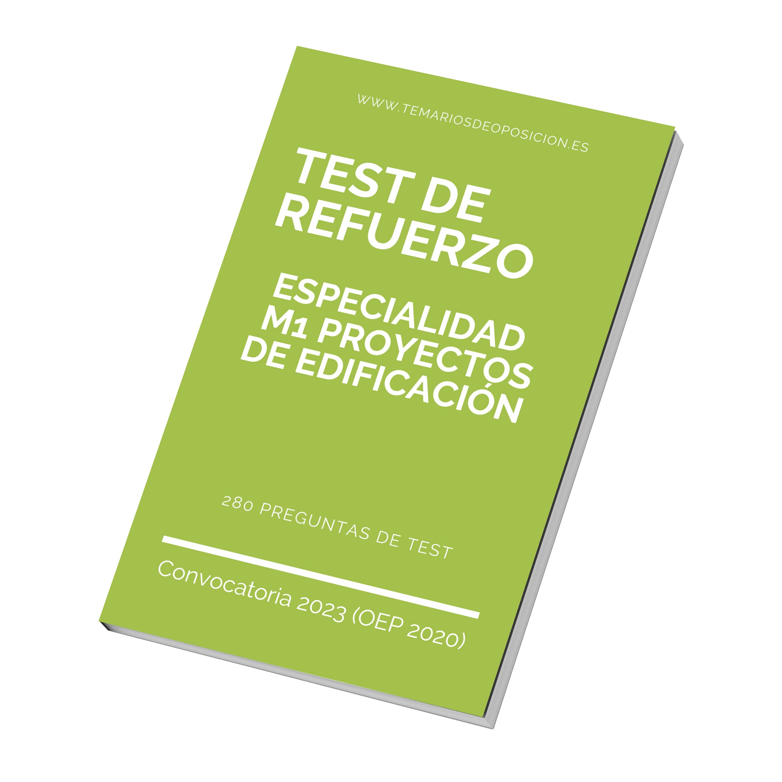 TEST DE REFUERZO Especialidad M1 PROYECTOS DE EDIFICACIÓN