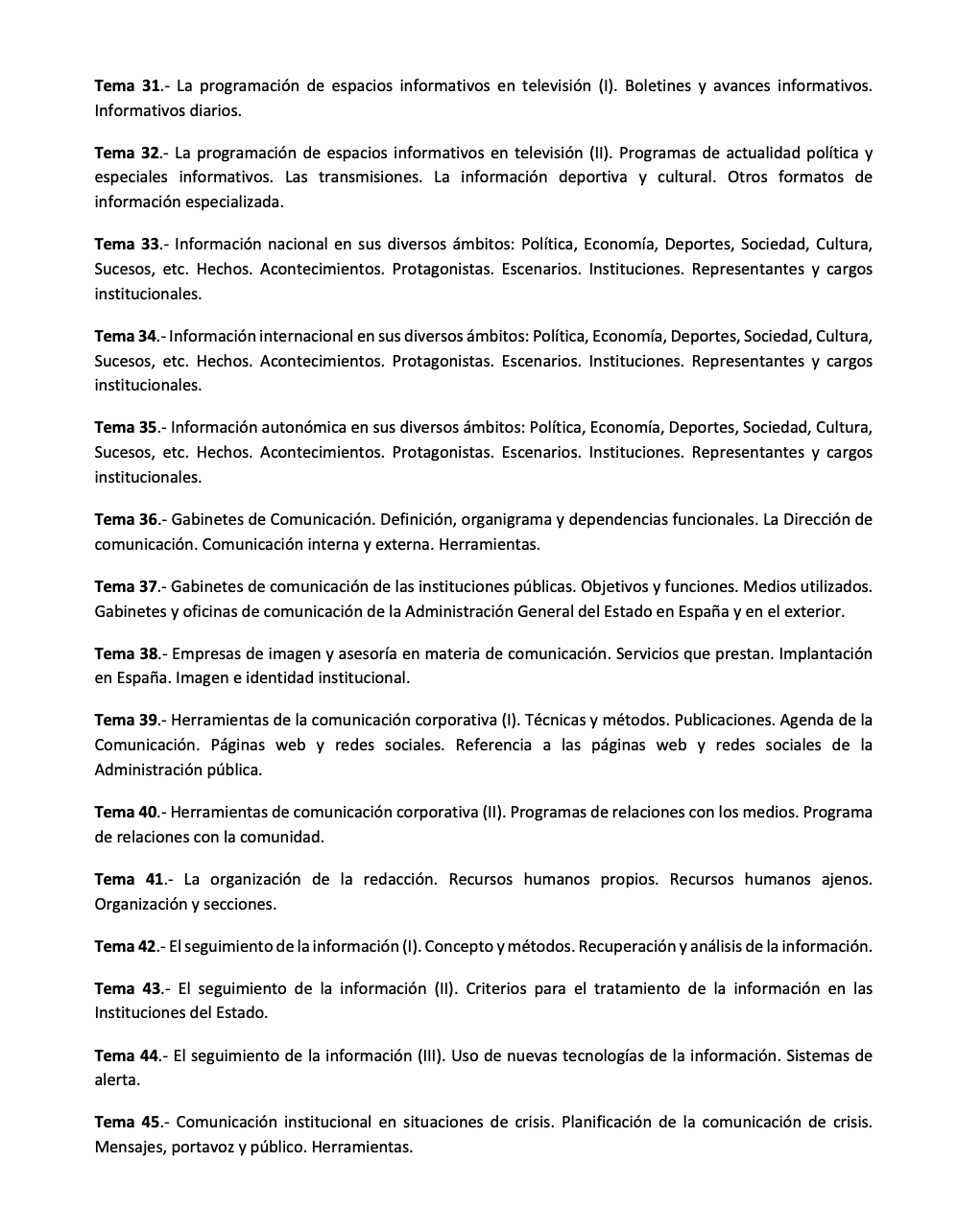 PROGRAMA Especialidad M3 CIENCIAS DE LA INFORMACIÓN (3/3)