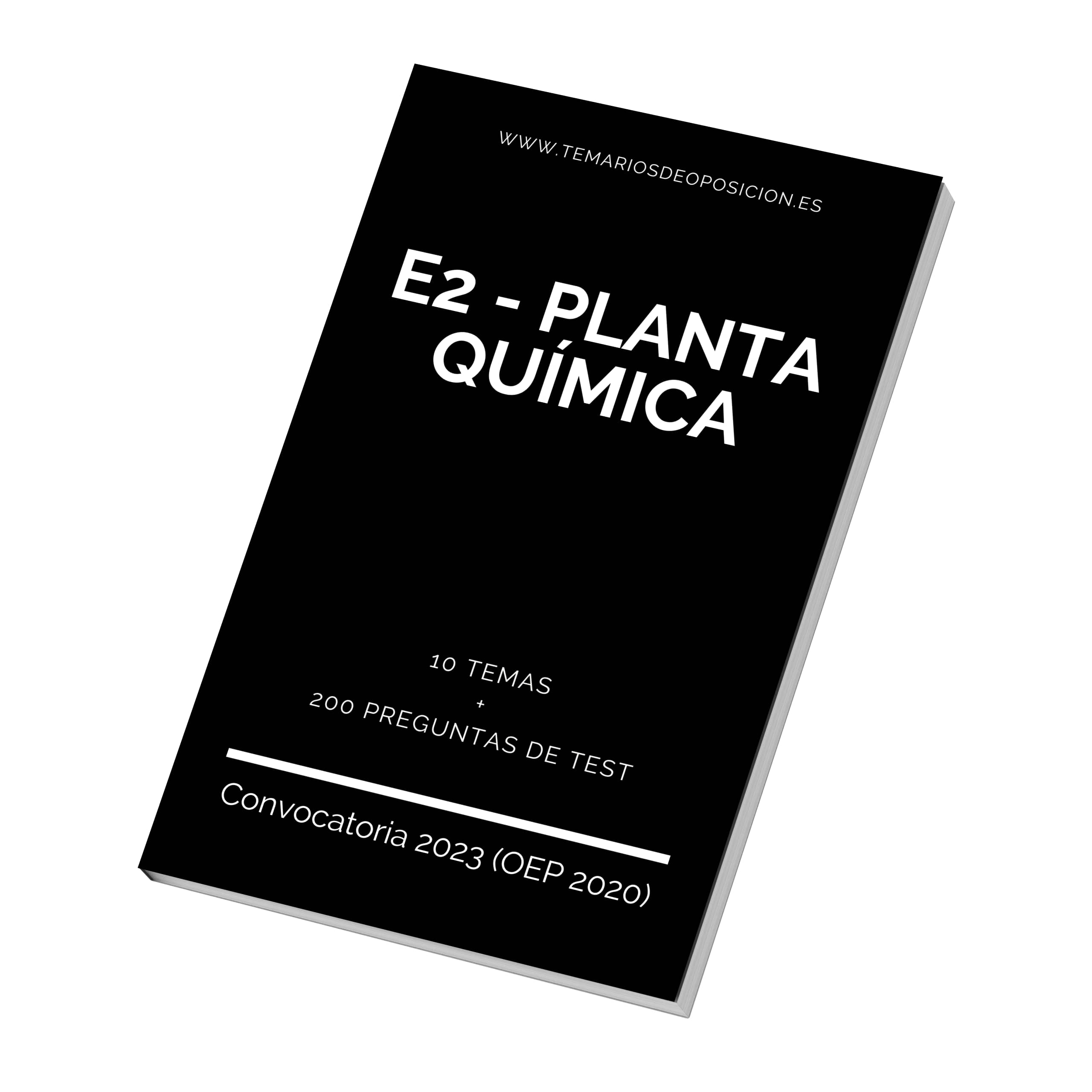 Temario Especialidad E2 - PLANTA QUÍMICA