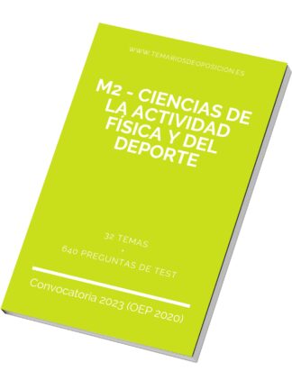 Temario Especialidad M2 - CIENCIAS DE LA ACTIVIDAD FÍSICA Y DEL DEPORTE