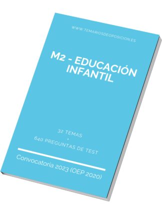 Temario Especialidad M2 - EDUCACIÓN INFANTIL
