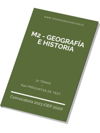 Temario Especialidad M2 - GEOGRAFÍA E HISTORIA