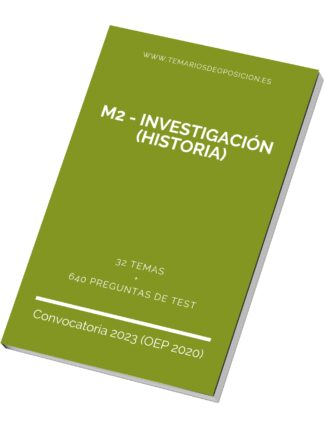 Temario Especialidad M2 - INVESTIGACIÓN (Historia)