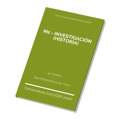Temario Especialidad M2 - INVESTIGACIÓN (Historia)