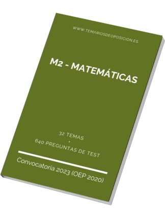 Temario Especialidad M2 - MATEMÁTICAS