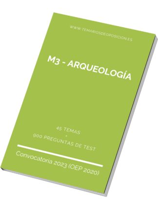 Temario Especialidad M3 - ARQUEOLOGÍA