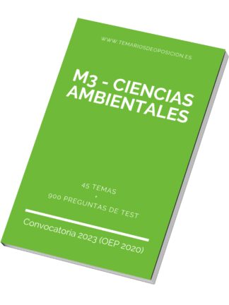 Temario Especialidad M3 - CIENCIAS AMBIENTALES