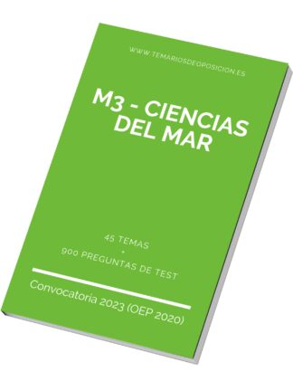 Temario Especialidad M3 - CIENCIAS DEL MAR