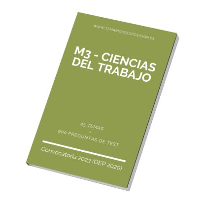 Temario Especialidad M3 - CIENCIAS DEL TRABAJO