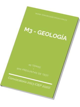 Temario Especialidad M3 - GEOLOGÍA