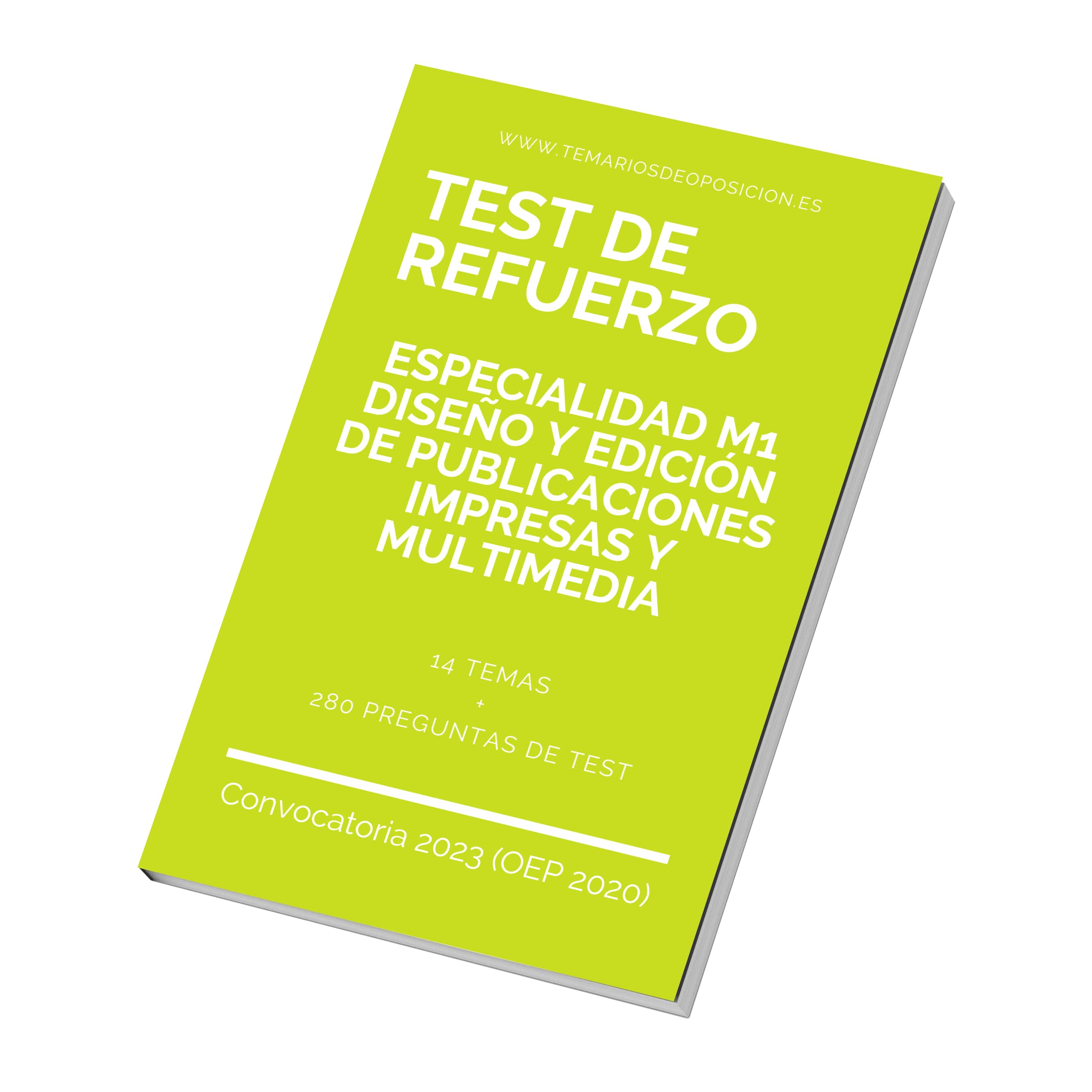 TEST DE REFUERZO Especialidad M1 DISEÑO Y EDICIÓN DE PUBLICACIONES IMPRESAS Y MULTIMEDIA