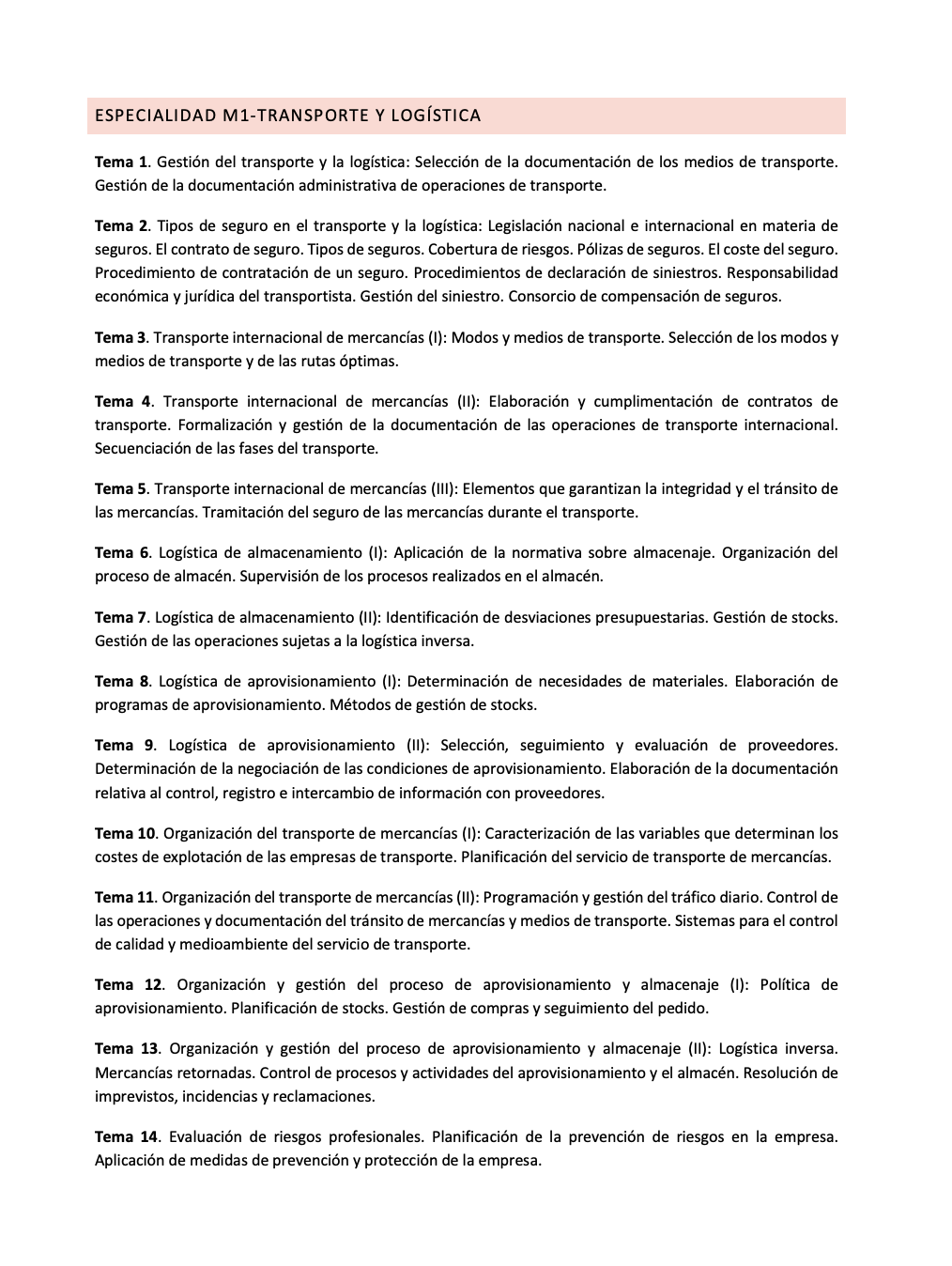 TEST DE REFUERZO M1 TRANSPORTE Y LOGÍSTICA - Imagen 3