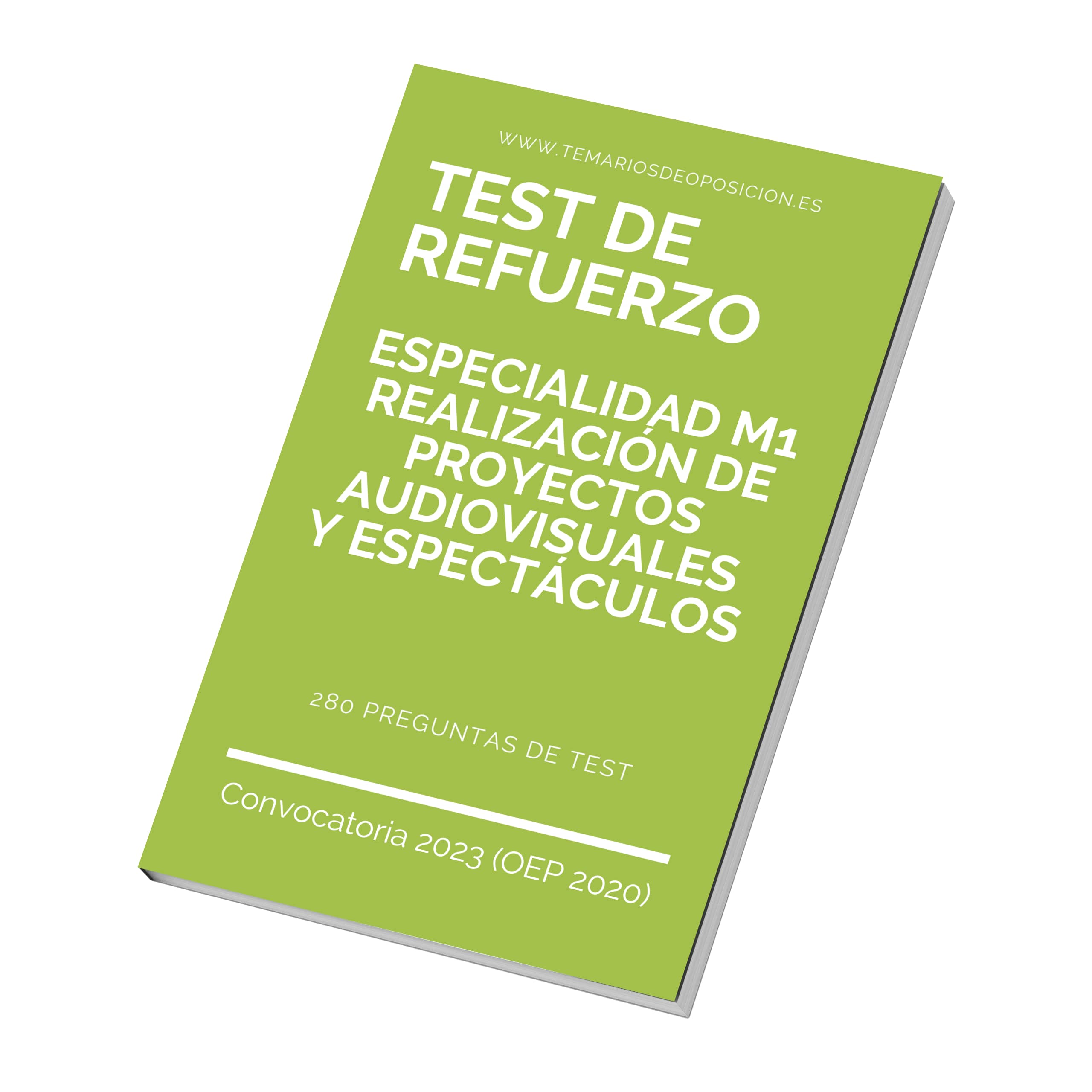 TEST DE REFUERZO Especialidad M1 REALIZACIÓN DE PROYECTOS AUDIOVISUALES Y ESPECTÁCULOS