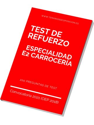 TEST DE REFUERZO Especialidad E2 CARROCERÍA
