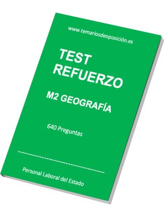 TEST DE REFUERZO M2 GEOGRAFÍA