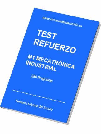 Portada del TEST DE REFUERZO Especialidad M1 MECATRÓNICA INDUSTRIAL