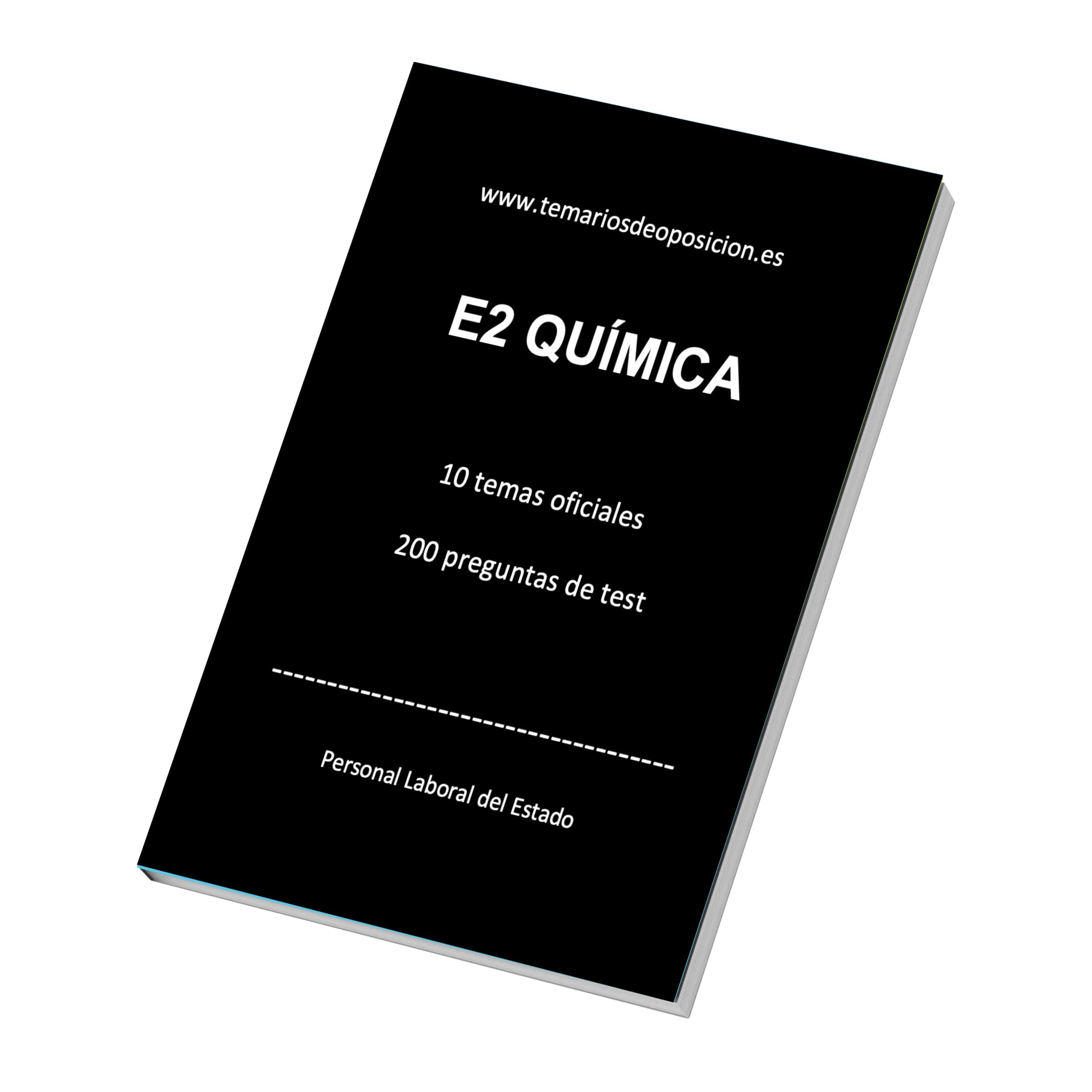 Temario Especialidad E2 QUÍMICA