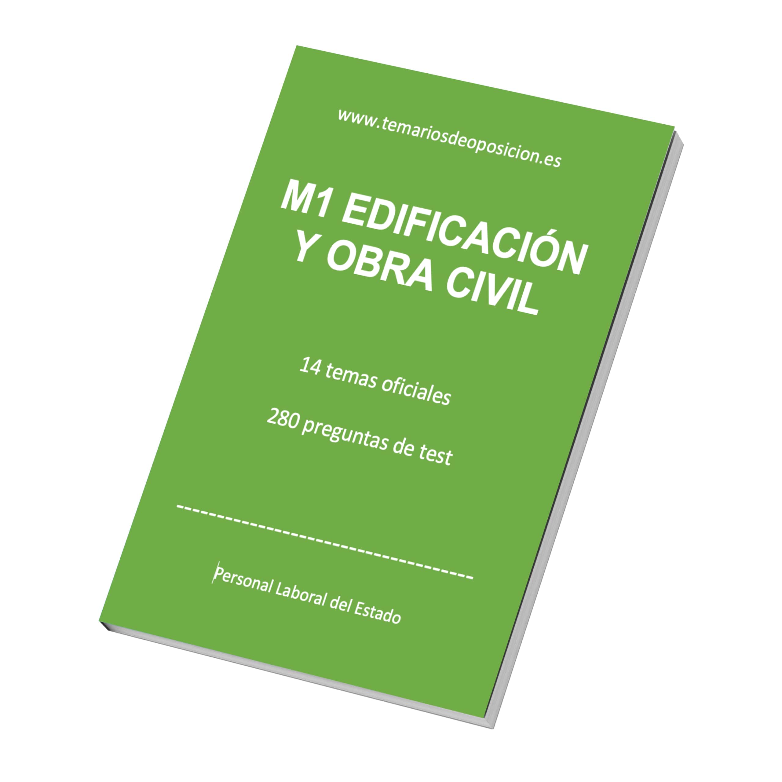 Temario Especialidad M1 EDIFICACIÓN Y OBRA CIVIL (+Test)