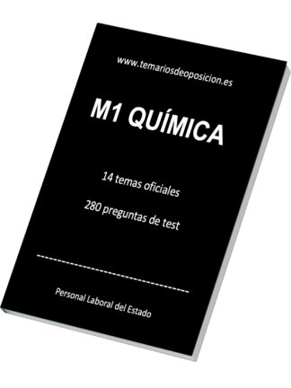 Temario Especialidad M1 QUÍMICA (+Test)